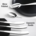 thumbnail image 5 of Silverware Set for 8, 40 Piece 18/10 Stainless Steel Flatware Utensils Cutlery Set, Mirror Polished knives Forks and Spoons Silverware Sets for Dinner,Wedding,Festival Gift,Dishwasher Safe,Rust Proof, 5 of 8