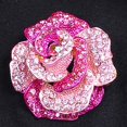thumbnail image 5 of Épinglette de Broche de Fleur de Rose en Cristal pour Femmes Strass, 5 of 5
