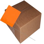 Marking Flags Orange Glo 4 X 5 Flag With 30 Wire Staff (1000 Piece/Case)