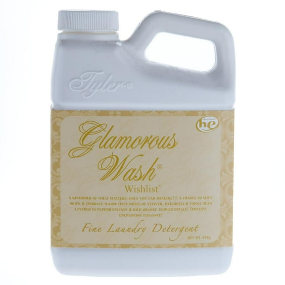 Tyler Candle Wishlist Glamorous Wash Liquid Laundry Detergent, 6 Loads, 16 fl oz