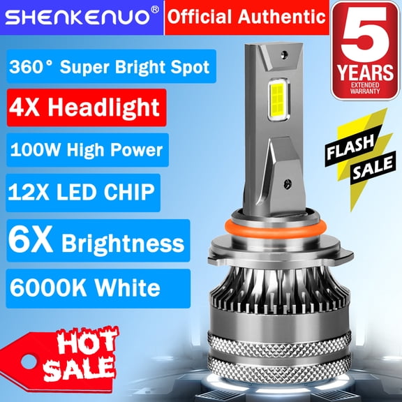 IHNZCB For Subaru Impreza 2008-2019 LED Headlights Bulb 9005 H11 High Low Beam White V15QC