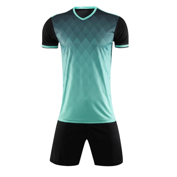 JAJAHO Boys Athletic Shorts Set Kids Short Sleeve V Neck T Shirts And Shorts Set 2 Piece Summer Outfits Tracksuit