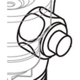 thumbnail image 2 of Moen Manual Override Button Flush Valve in Chrome, 2 of 3
