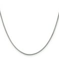 thumbnail image 2 of Collier Pendentif Breloque Chaîne Franco 14k Or Blanc 18 Pouces.9mm, 2 of 6