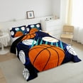 thumbnail image 3 of Feelyou Cartoon Basketball Game Full Size Comforter Sets, Sport Gaming Gamer Bedding Comforter Set, Teens Kids Boys Girls Reversible Bedding Sets, Microfiber Bedroom Decor, 3pcs, 3 of 8