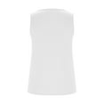 thumbnail image 5 of Sevevn Women's Fashion Casual Pullover Sleeveless Round Neck Shirt Top Blouses Tank White M End of Year Clearance, 5 of 7