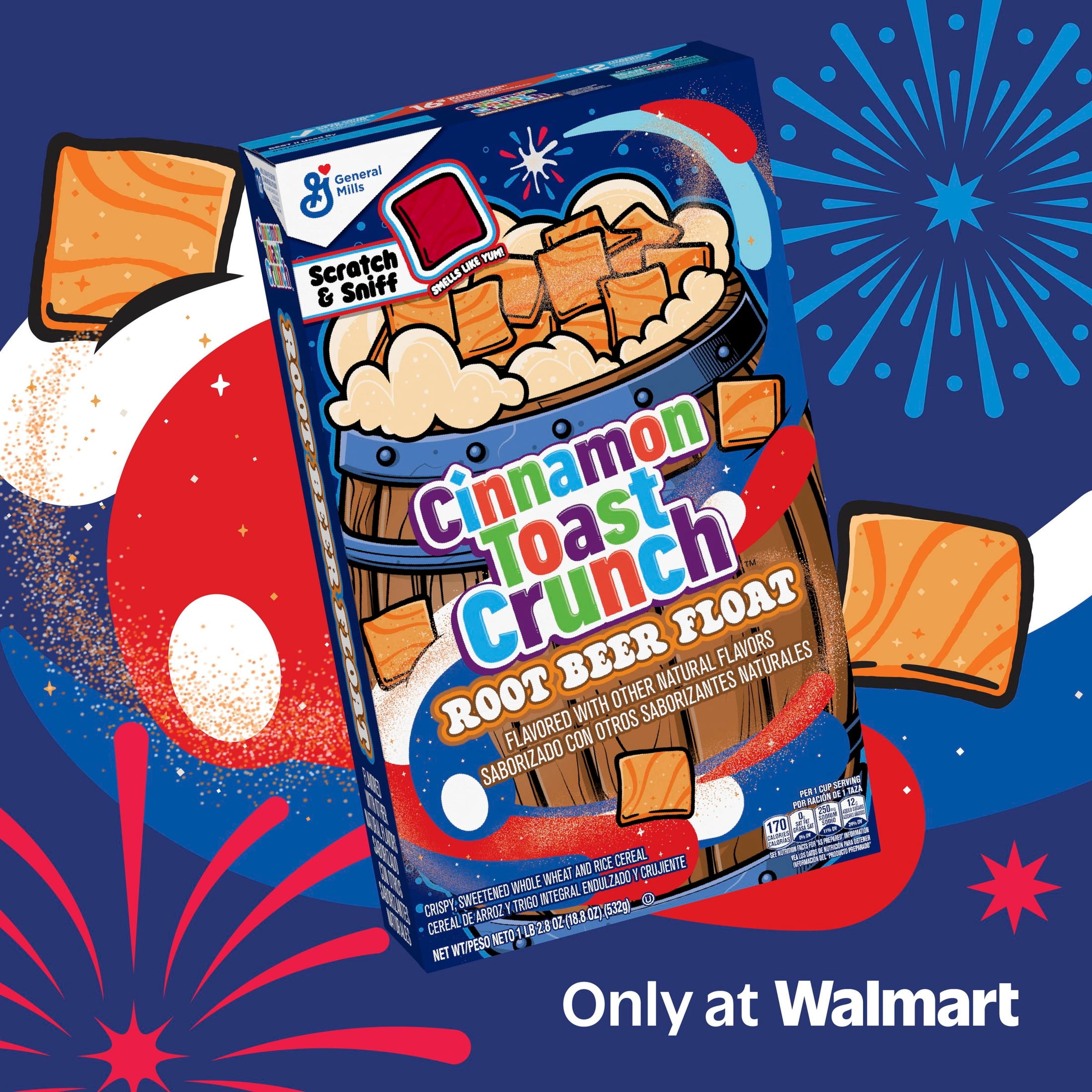 Cinnamon Toast Crunch Root Beer Float Cereal and Scented Box, Walmart Exclusive, 18.8 oz