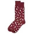 thumbnail image 3 of MeMoi Men's Checkmate Chess Bamboo Blend Novelty Crew Sock - Mens - Male, 3 of 5