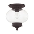 thumbnail image 4 of Livex Lighting Harbor Ceiling Mount in Bronze, 4 of 9