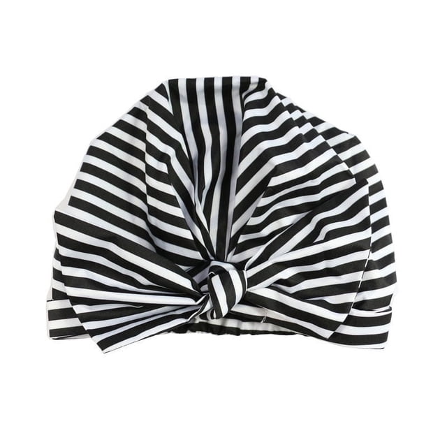 Gorro de ducha para mujer Gorros de pelo para ducha Gorro de ducha reutilizable para cabello largo Gorro de ducha con turbante grande para trenzas Negro