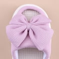 thumbnail image 4 of Slippers for Women,Men's And Slippers Cozy Open Toe Casual Thick Soled Bow Slide Slippers For Home Relaxation,Womens Slippers,Red,7, 4 of 7