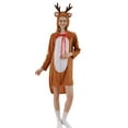 thumbnail image 1 of GDREDA Robe de Renne de Noël pour Femmes, Robe de Cerf Faon, Robe de Fête Animale pour Occasions Festives, Café, m, 1 of 6