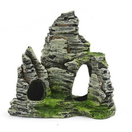 Mountain View Aquarium Rockery Hiding Cave Tree Fish Tank Ornament Decoration