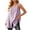 Purple, variant on Aboser Oversized Linen Shirts for Women Classic Sleeveless Long Tank Tops Summer Scoop Neck Blouses Loose Beach Vacation Shirt