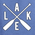 thumbnail image 4 of Wild Bobby, Lake Cross Paddles, Men Graphic Tee, Vintage Heather Blue, Large, 4 of 4