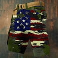 thumbnail image 2 of DIOAZUD Mens Cargo Shorts American Flag Print Multi Pockets Big and Tall Shorts Lightweight Casual Outdoor Daily Wear, 2 of 7