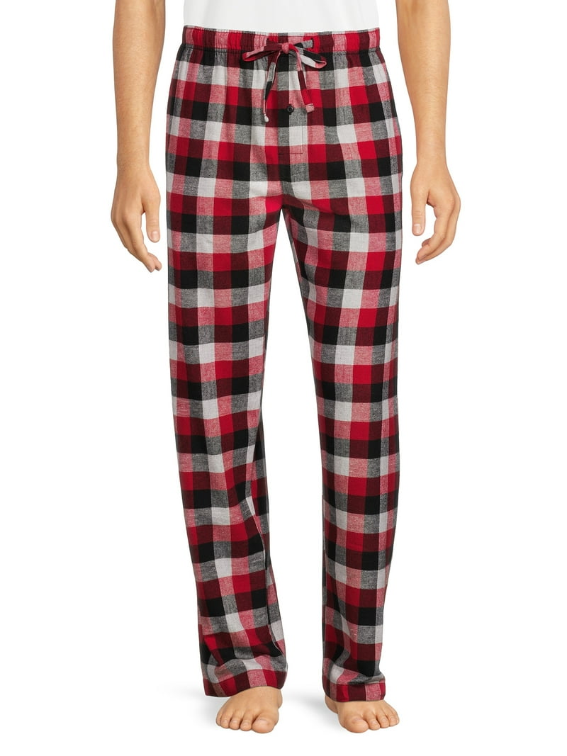 Christmas Pajama Big Men Men's Piece Flannel Pajamas Buffalo - Main Image