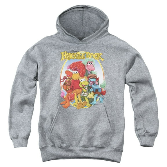 Fraggle Rock - Group Hug - Youth Hooded Sweatshirt - Medium