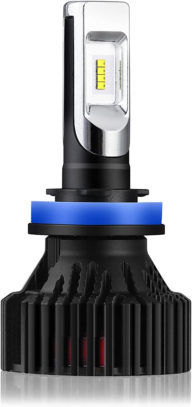 Alla Lighting 2pcs Super Bright 6500K White H11 H11LL Headlight LED Headlight Bulbs Low Beam Lamps for 2011 2012 2013 2014 2015 2016 2017 Highlander