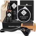 thumbnail image 1 of Kit de crecimiento de barba RAFFIN para hombre con cera y aceite para bigote, 1 of 9