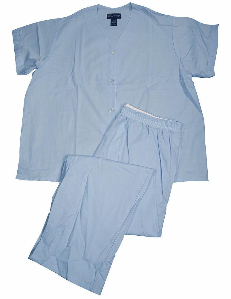 Botany 500 - Botony 500 - Ladies Plus Short Sleeve Broadcloth Pajamas ...