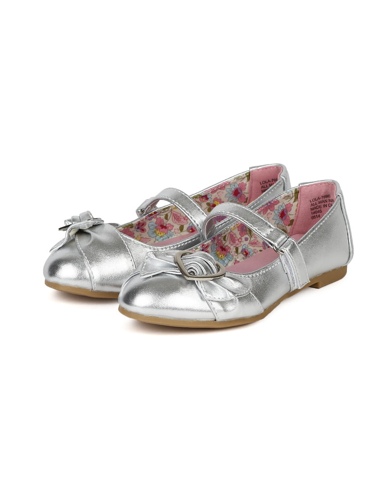 Details about  / Little Angel Lola-763E New Girl Toddler Polka Dot Ribbon Bow Ballet Flat Sandal