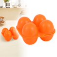 thumbnail image 2 of Square 4 Count Egg Cartons Reusable Plastic Egg Container Anti Drop Home Storage Box Egg Fresh Storage Box For Outdoor Camping, 2 of 4