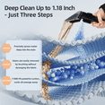 thumbnail image 4 of Slevoo Portable Carpet Cleaner, Carpet Cleaner Machine with Spot Cleaner, Ideal for Multi-Scene Cleaning Needs, 11Kpa Strong Suction, 450W Powerful Motor, Orange, 4 of 7
