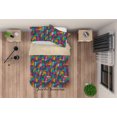 thumbnail image 3 of 3D Abstract Color Leaf Pattern Quilt Cover Set Bedding Set Duvet Cover, 3 of 3