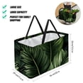 thumbnail image 2 of Tropical Jungle Palm Leaves Large Foldable Oxford Cloth Toy Basket - Beach Bag, Shopping Bags, Laundry Basket, 2 of 7