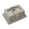 thumbnail image 7 of 18"x12" White Ceramic Rectangular Undermount with Overflow, 7 of 7