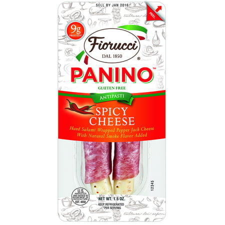 Fiorucci Panino Gluten-Free Hard Salami & Pepper Jack ...