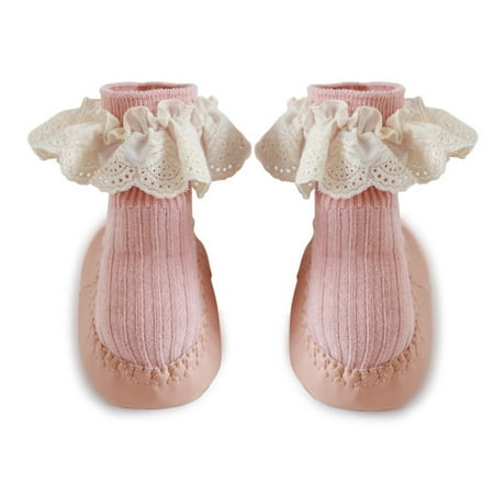 

SIEYIO 1 Pair Baby Socks Non-slip Floor Socks Soft Cotton Newborn First Walking Socks
