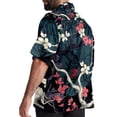 thumbnail image 3 of Tree Men's Hawaiian Button Down Short Sleeve Casual Printed Summer Beach Unisex Shirt, 3 of 6