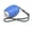 Blue, variant on Mini LED Projection Clock Keychain Travel Portable Keyring Creative Clock Strap
