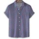 thumbnail image 3 of Camisa hawaiana con estampado 3D de lunares Vertigo multicolor para hombre, camisetas de manga corta con solapa, blusa con botones de calle, ropa de verano, 3 of 4