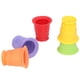 thumbnail image 4 of Tazas apilables para bebé, juguetes educativos para edades tempranas de diferentes colores con agujeros de drenaje para baño de bebé, 6 uds., 4 of 14