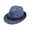 Navy, variant on Classic Short Brim Straw Sun Hat for Kids Boys Girls Summer Casual Outdoor Beach Wear,Color:Blue