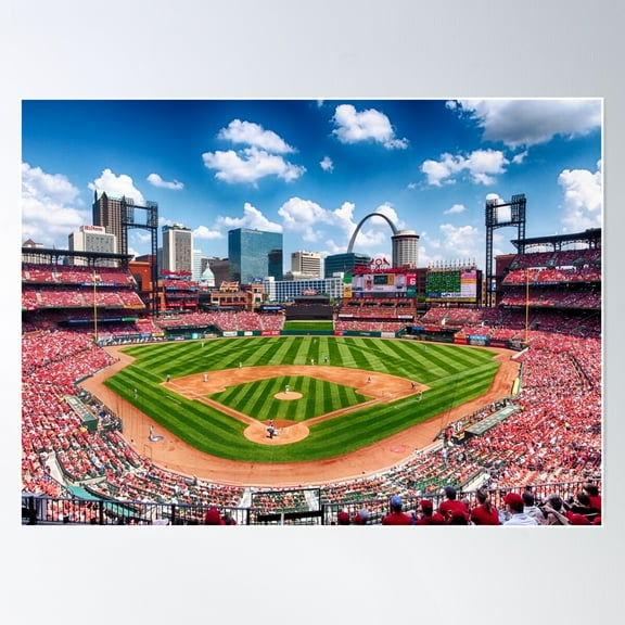 Busch Stadium Section 249 Poster Wall Art, Modern Wall Decor For Living Room Bedroom, 8x12 UNFRAMED