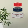 thumbnail image 3 of Signs ByLITA Fancy Office Kitchen Vector Sign - Kitchen Signs | Durable Material | Easy Installation Sign (Brushed Silver) - Small, 3 of 7