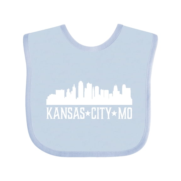 Inktastic Kansas City Missouri Skyline MO Cities Boys or Girls Baby Bib