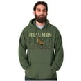 thumbnail image 3 of Real Men Hunt Their Own Food Hunting Hoodie Hooded Sweatshirt Men Brisco Brands L, 3 of 6