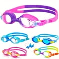 thumbnail image 2 of Swimming Goggles For Kids Youth Age 3-12 Years Old, Anti Fog & Clear Vision, No Leaking, Quick Adjustable Strap, 2 of 10