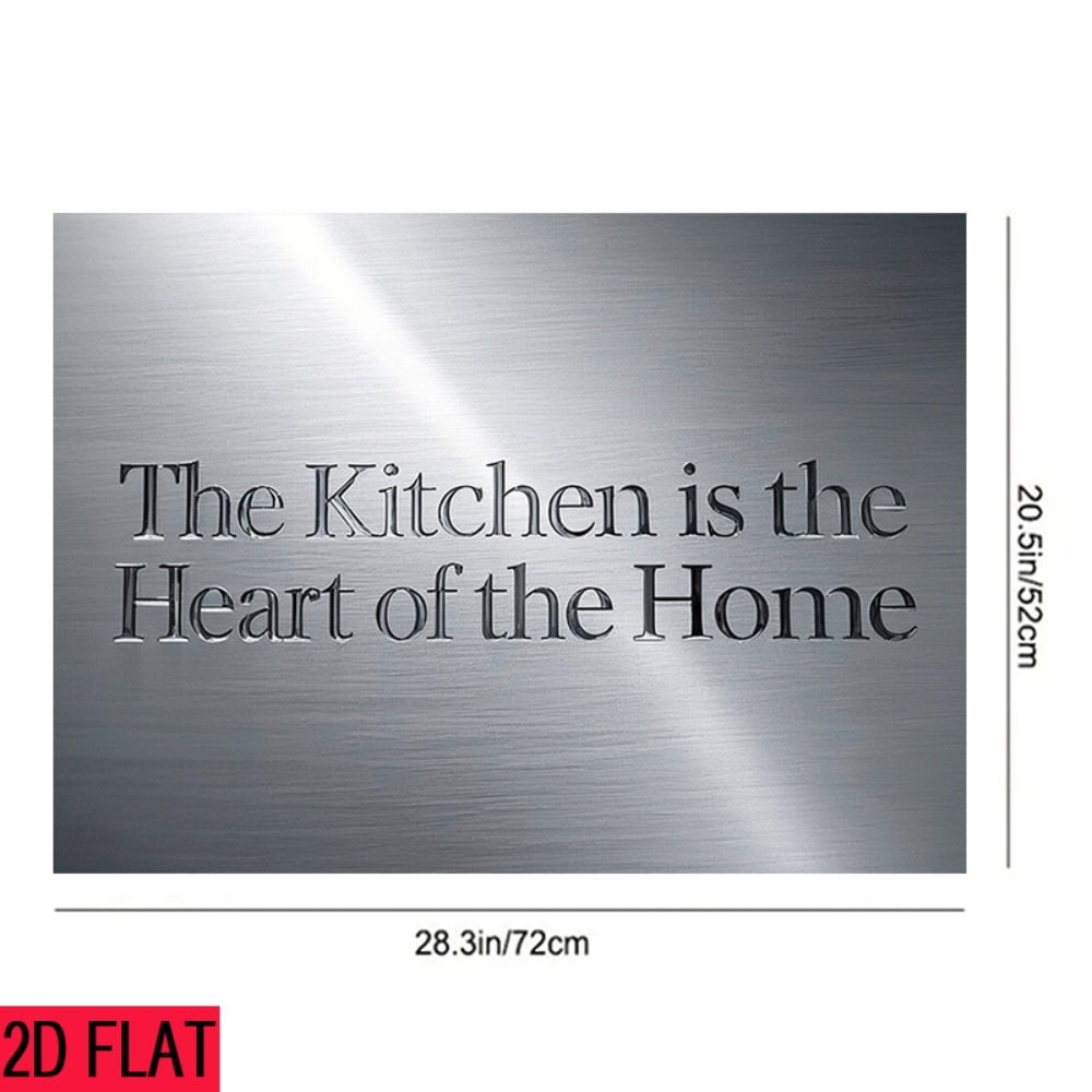 2D flat 1 kitchen stove cover, simple and artistic pattern design, Nordic-style kitchen mat, coffee machine mat, operation counter decoration, the first choice for kitchen gifts. The size is 28.3x20.