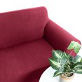 thumbnail image 2 of Amdohai Stretch Sofa Slipcover Spandex Anti-Slip Soft Couch Sofa Cover 2 Seater, 2 of 8
