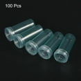 thumbnail image 3 of Uxcell 0.6" ID x 1.6" Plastic Floral Water Tubes with Caps, Green 100 Count, 3 of 6