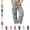 Gray, variant on OIOLOYJM Parachute Pants for Women Baggy Wide Leg Y2K Drawstring Waist Cargo Pants with Pockets Trendy Casual Outdoor Workout Hiking Sweatpants