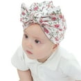 thumbnail image 3 of Baby SweetieCute Turban Hat Cap Beanie Bonnet with Big Bowknot Hospital Hats Knot Headwraps Turbans for Newborn Baby Toddlers Infants, 3 of 6