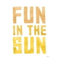 thumbnail image 2 of Lettered and Lined 15x18 Gold Ornate Wood Framed with Double Matting Museum Art Print Titled - Fun in the Sun, 2 of 4