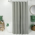 thumbnail image 4 of 72"x84" Waffle Weave Shower Curtain Gray, 4 of 4